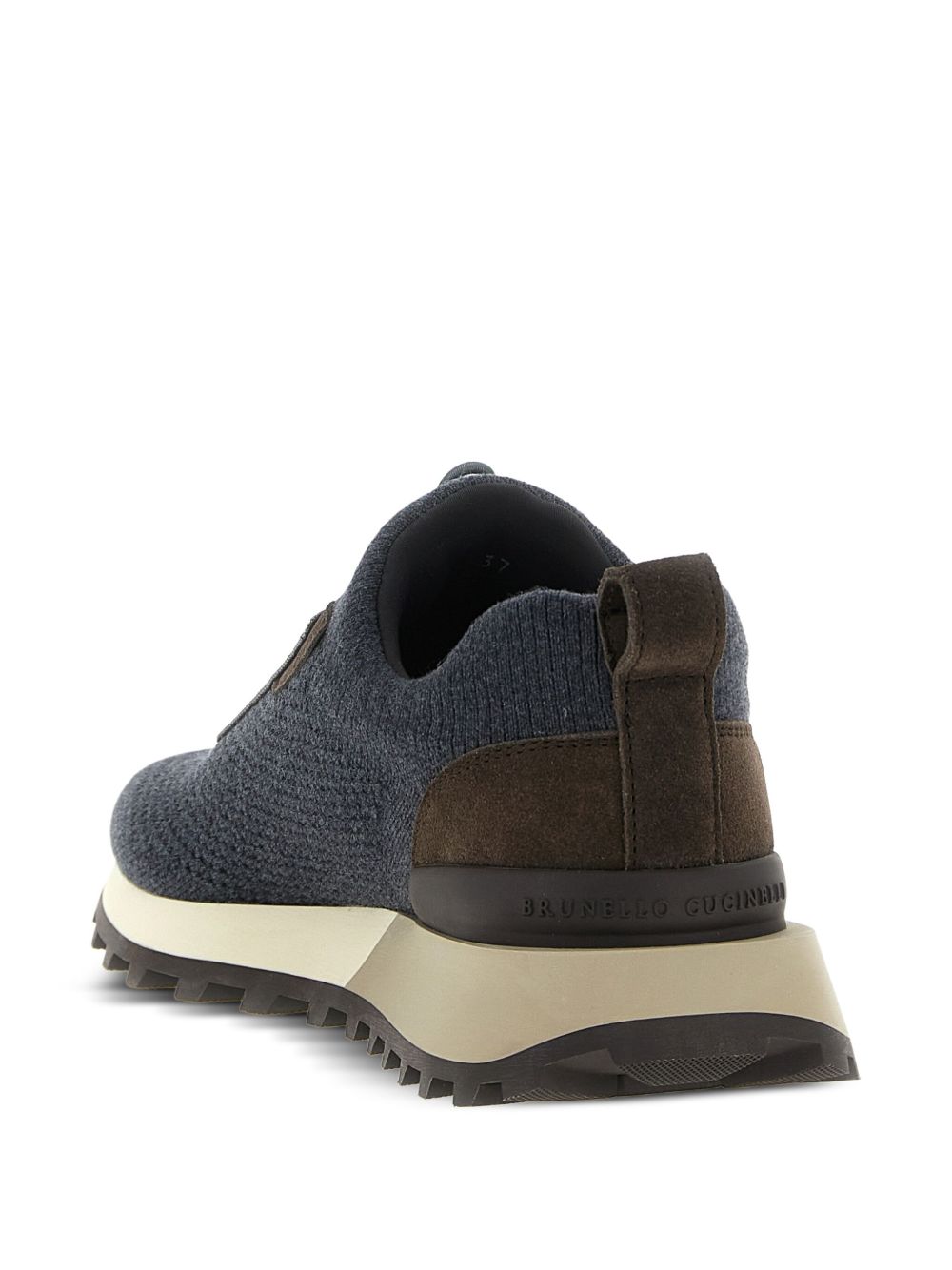Brunello Cucinelli Wool Sneakers Black