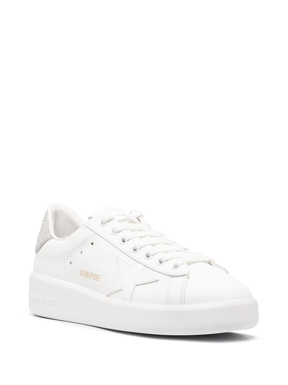 Golden Goose Purestar Leather Sneakers White