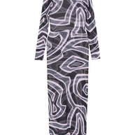 Pucci Printed Maxi Dress Black