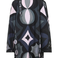 Pucci Printed Silk Maxi Dress Black