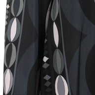 Pucci Printed Silk Maxi Dress Black