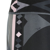 Pucci Printed Silk Trousers Black