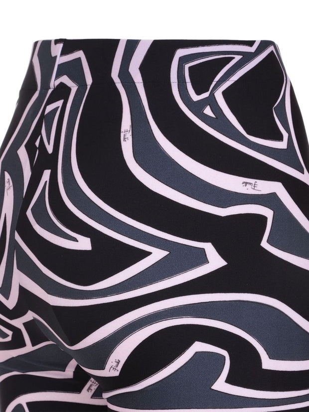 Pucci Printed Leggings - Black