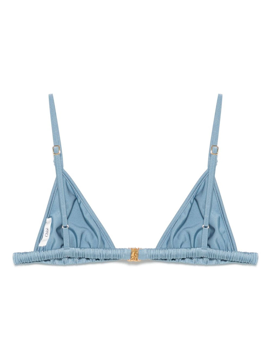 Chloé Bikini Top Clear Blue