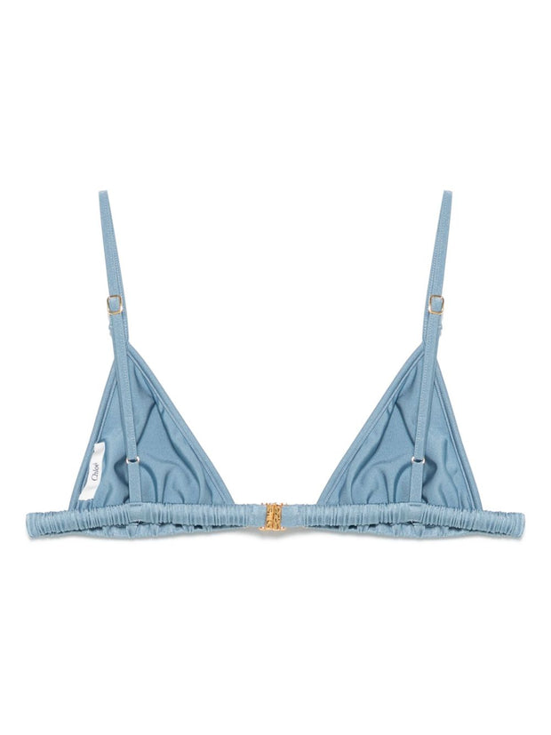 Chloé Bikini Top Clear Blue