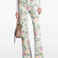 Chloé Flower Print Jeans