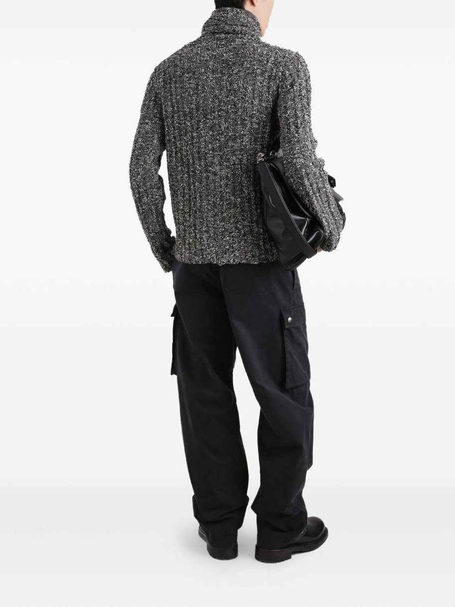 Dolce & Gabbana Wool Turtleneck Sweater White