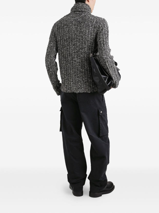 Dolce & Gabbana Wool Turtleneck Sweater White