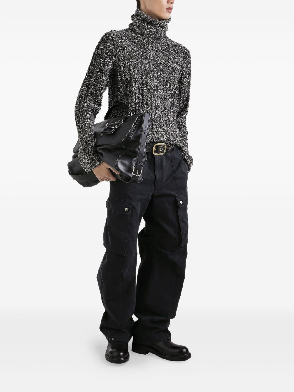 Dolce & Gabbana Wool Turtleneck Sweater White