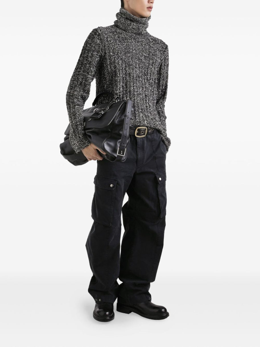 Dolce & Gabbana Wool Turtleneck Sweater White