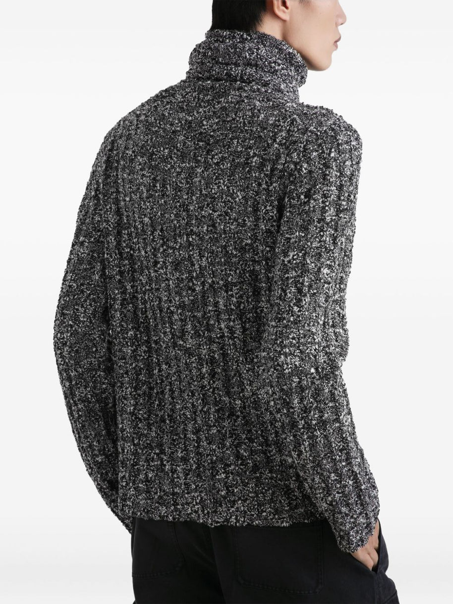Dolce & Gabbana Wool Turtleneck Sweater White