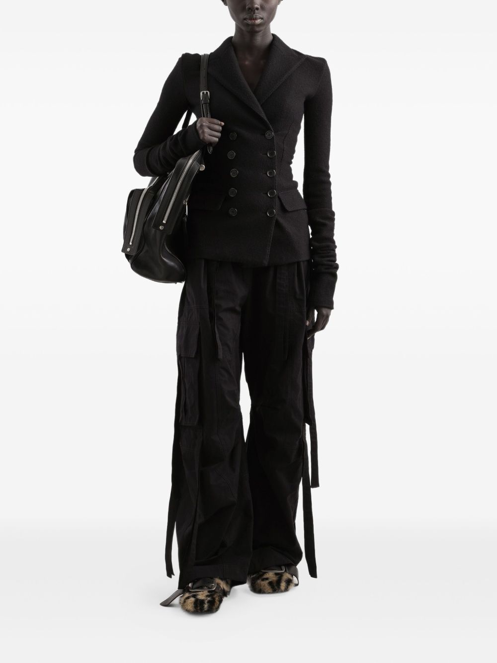 Dolce & Gabbana Wool Blazer Jacket Black
