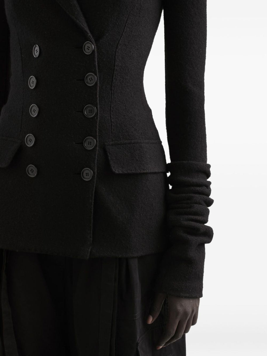 Dolce & Gabbana Wool Blazer Jacket Black