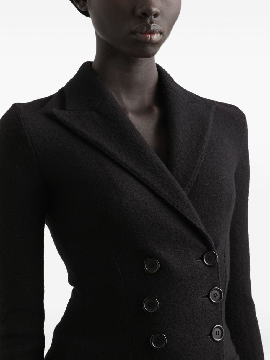 Dolce & Gabbana Wool Blazer Jacket Black