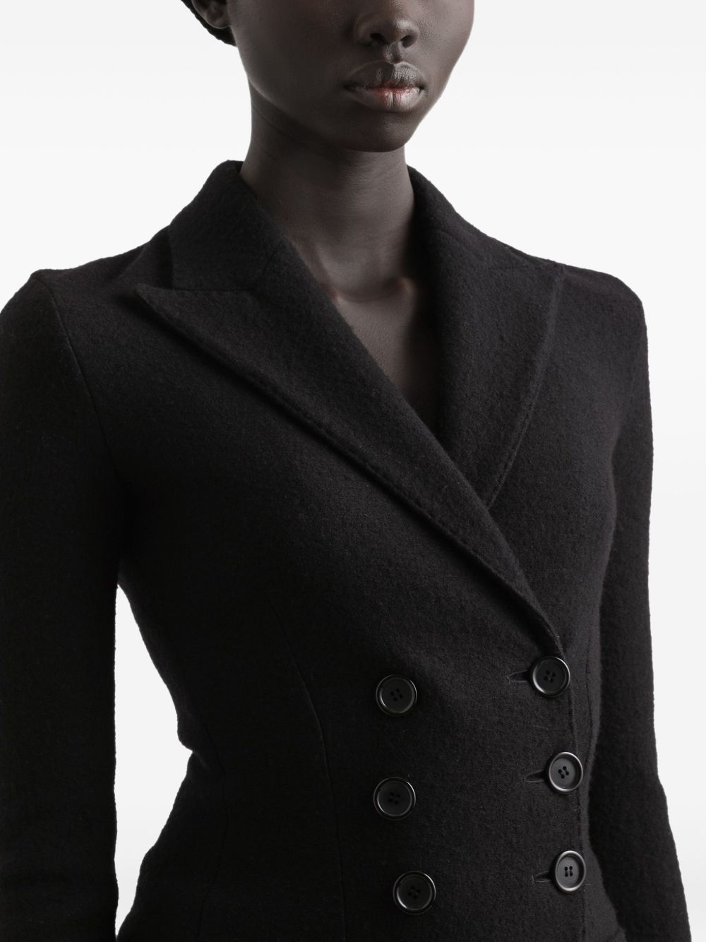 Dolce & Gabbana Wool Blazer Jacket Black