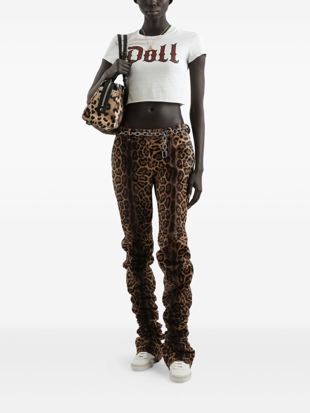 Dolce & Gabbana Printed Cotton T-shirt White