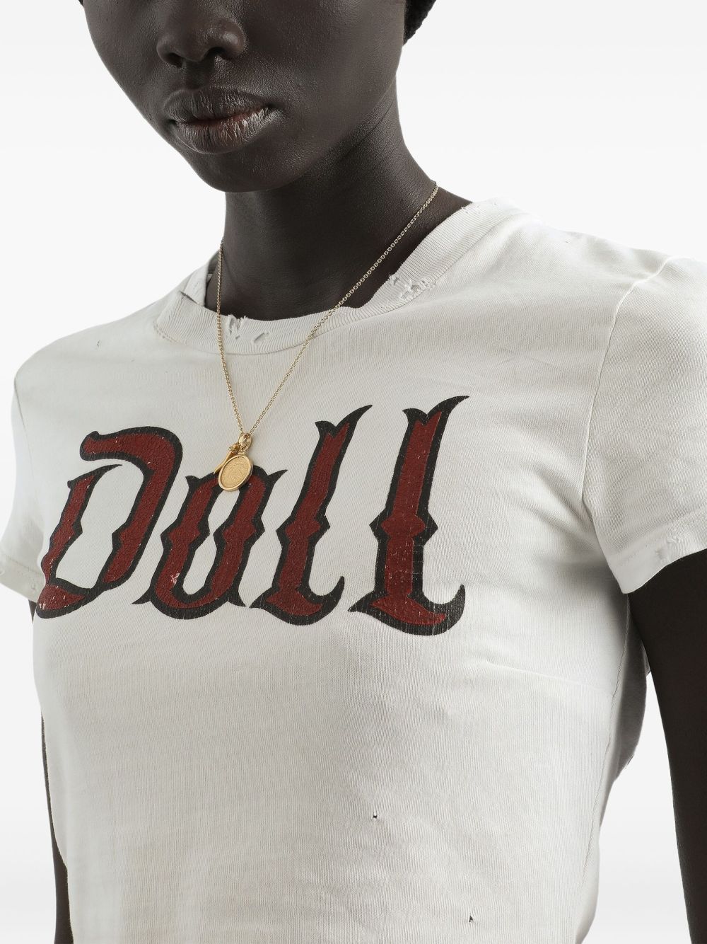 Dolce & Gabbana Printed Cotton T-shirt White