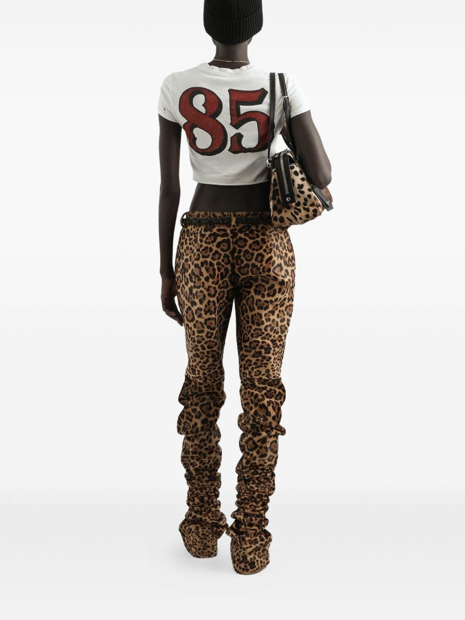 Dolce & Gabbana Printed Cotton T-shirt White