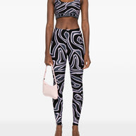 Pucci Printed Sports Bra - Black