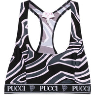 Pucci Printed Sports Bra - Black