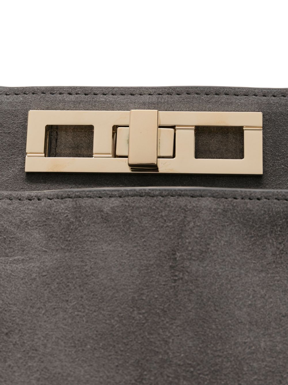 Fabiana Filippi Suede Leather Handbag - Grey