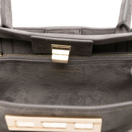 Fabiana Filippi Suede Leather Handbag - Grey