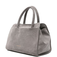 Fabiana Filippi Suede Leather Handbag - Grey