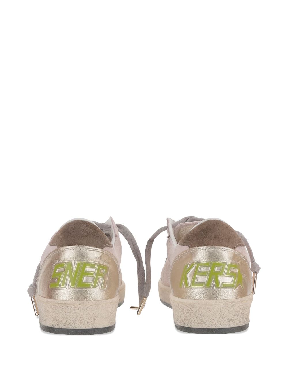 Golden Goose Ball Star Leather Sneakers Pink