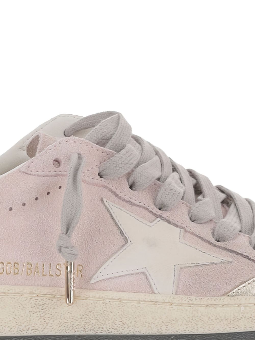Golden Goose Ball Star Leather Sneakers Pink