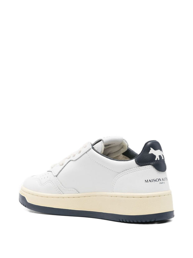 AUTRY X MAISON KITSUNE Medialist Low Sneakers Blue