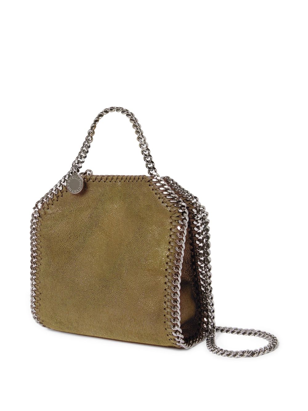 Stella McCartney Falabella Tiny Crossbody Bag Green