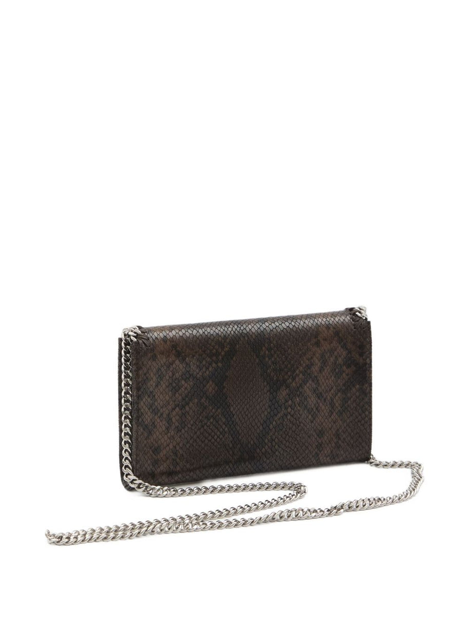 Stella McCartney Falabella Wallet On Chain Bag  Brown