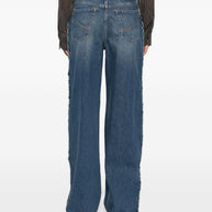 Stella McCartney Wide-leg Denim Jeans Blue