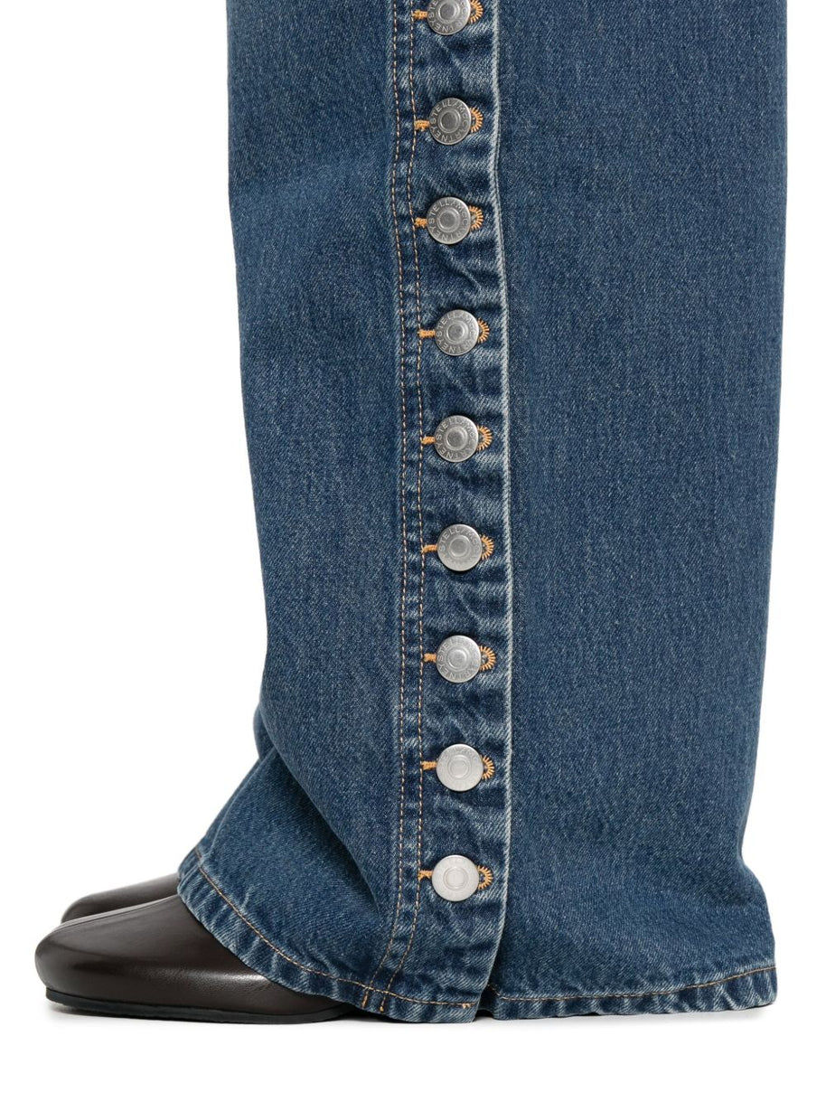 Stella McCartney Wide-leg Denim Jeans Blue