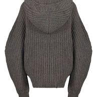 Stella McCartney Cashmere Wool Blend Cardigan - Grey