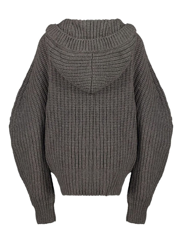 Stella McCartney Cashmere Wool Blend Cardigan - Grey