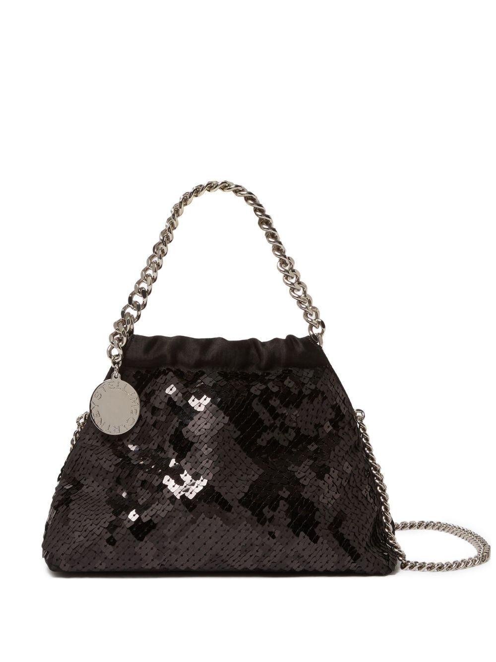 Stella McCartney Falabella Mini Sequined Handbag Black