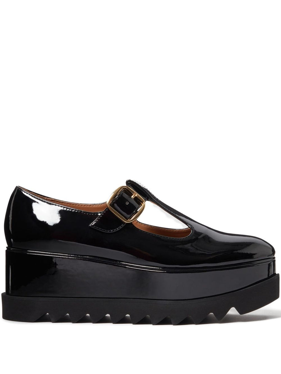 Stella McCartney Skyla Platform Ballets Black