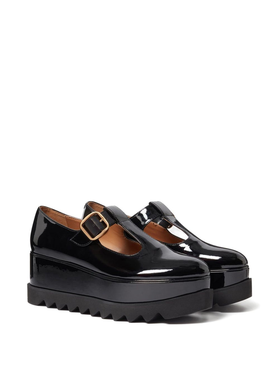 Stella McCartney Skyla Platform Ballets Black