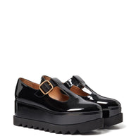 Stella McCartney Skyla Platform Ballets Black