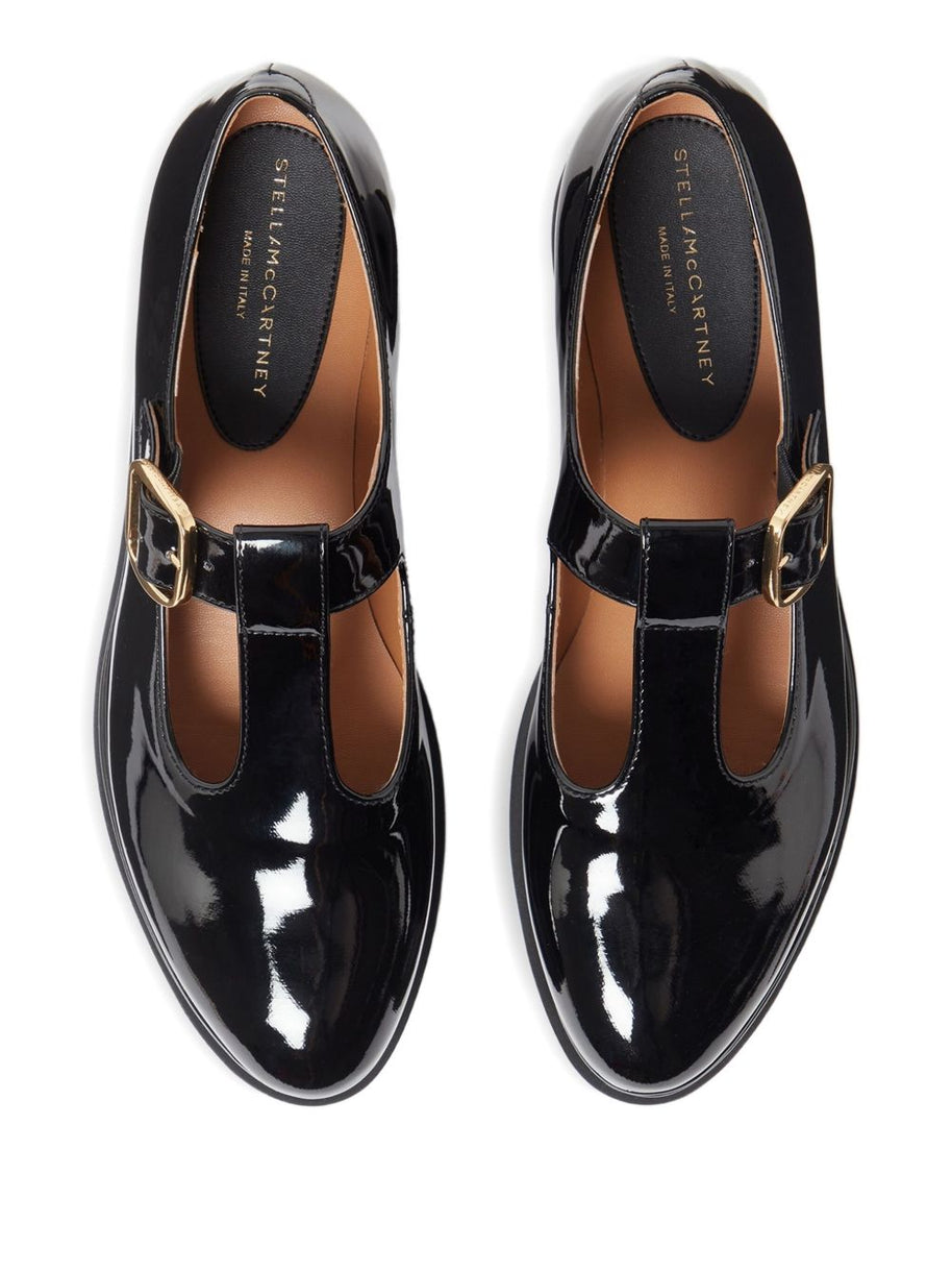 Stella McCartney Skyla Platform Ballets Black