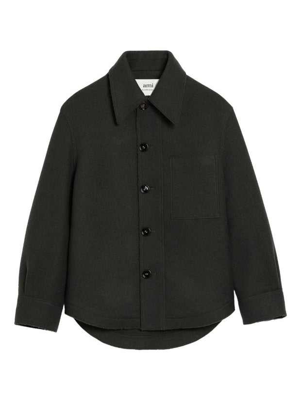 Ami Paris Wool Jacket - Grey