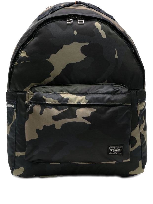 PORTER Counter Shade Nylon Backpack Brown