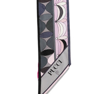 Pucci Printed Silk Scarf Black