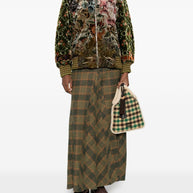 Pierre Louis Mascia Printed Silk Blend Bomber Jacket - Beige