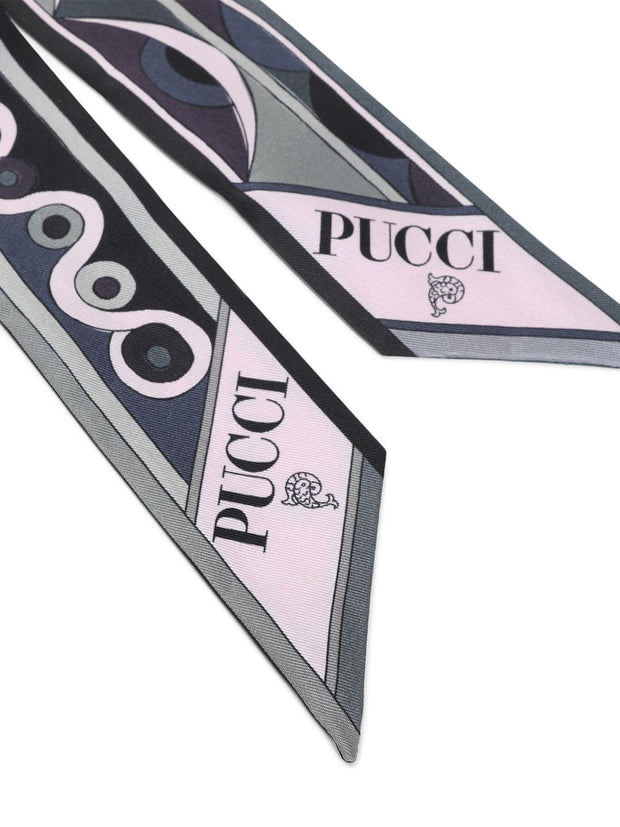 Pucci Silk Scarf Black