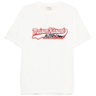 AUTRY X MAISON KITSUNE Logo Cotton T-shirt White