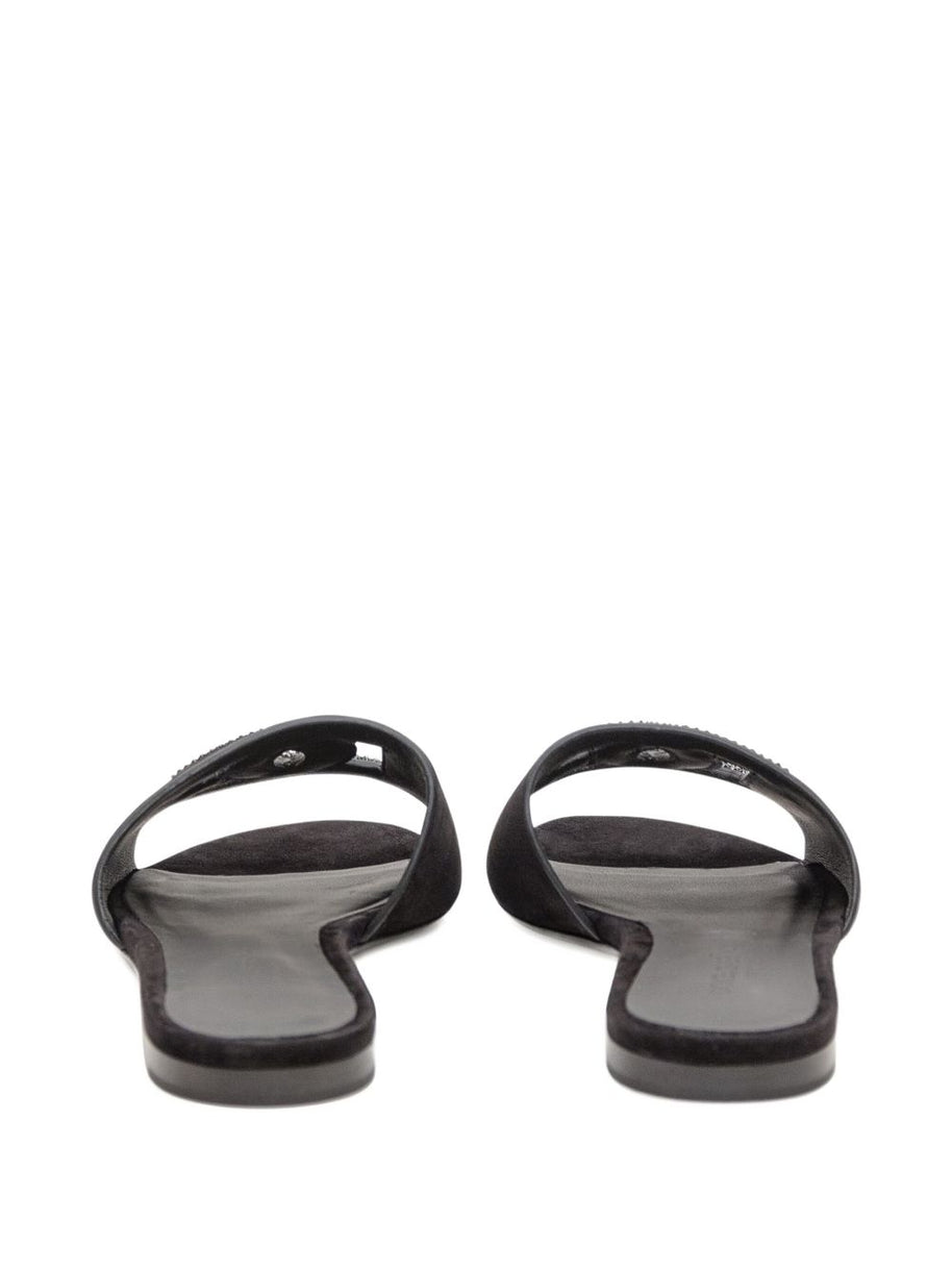 Dolce & Gabbana DG Logo Sandals Black