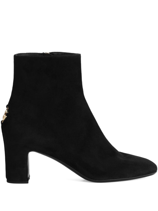 Dolce & Gabbana Suede Ankle Boots Black