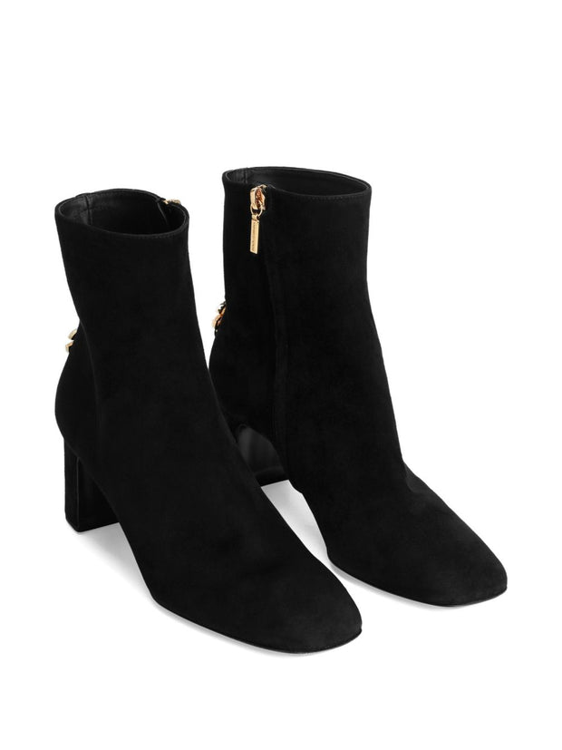 Dolce & Gabbana Suede Ankle Boots Black